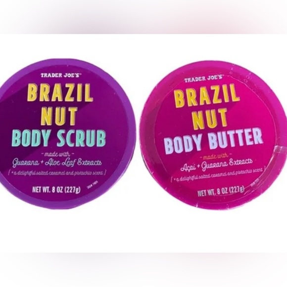 Trader Joe Other - Trader Joe’s Brazil Nut Body Butter and Scrub